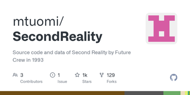 OpenGraph image for github.com/mtuomi/SecondReality