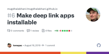 OpenGraph image for github.com/mugdhalakhani/mugdhalakhani.github.io/pull/6