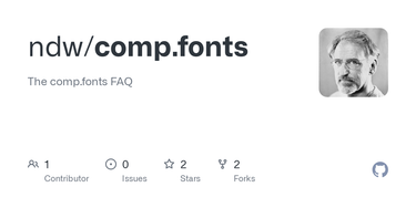 OpenGraph image for github.com/ndw/comp.fonts