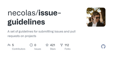 OpenGraph image for github.com/necolas/issue-guidelines/blob/master/CONTRIBUTING.md