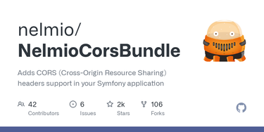 OpenGraph image for github.com/nelmio/NelmioCorsBundle
