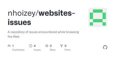 OpenGraph image for github.com/nhoizey/websites-issues/issues