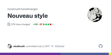 OpenGraph image for github.com/nicolinuxfr/voiretmanger/commit/022cbe2c467dac6f89243dc92082e368b9bfb673