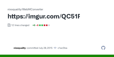 OpenGraph image for github.com/nixxquality/WebMConverter/commit/c1ac0baac06fa7175677a4a1bf65860a84708d67