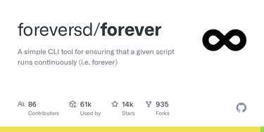 OpenGraph image for github.com/nodejitsu/forever