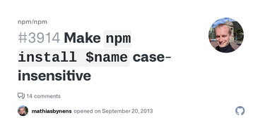 OpenGraph image for github.com/npm/npm/issues/3914