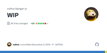 OpenGraph image for github.com/nsfmc/danger-js/commit/faf761b77b418767e70b7b005f4f4990dbcb9d4f