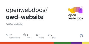 OpenGraph image for github.com/openwebdocs/owd-website