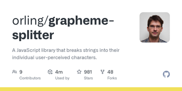 OpenGraph image for github.com/orling/grapheme-splitter