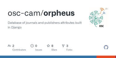 OpenGraph image for github.com/osc-cam/orpheus