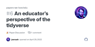 OpenGraph image for github.com/papers-we-love/edu/discussions/6