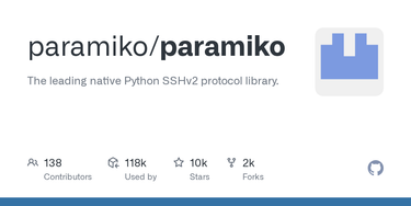 OpenGraph image for github.com/paramiko/paramiko