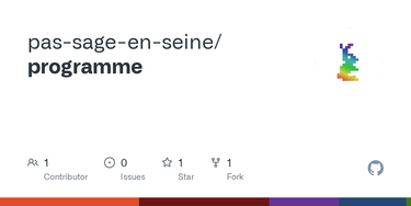 OpenGraph image for github.com/pas-sage-en-seine/programme