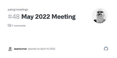 OpenGraph image for github.com/patcg/meetings/issues/48