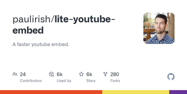 OpenGraph image for github.com/paulirish/lite-youtube-embed