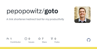 OpenGraph image for github.com/pepopowitz/goto