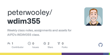 OpenGraph image for github.com/peterwooley/wdim355