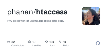 OpenGraph image for github.com/phanan/htaccess