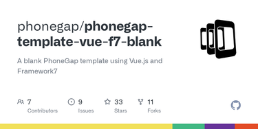 OpenGraph image for github.com/phonegap/phonegap-template-vue-f7-blank