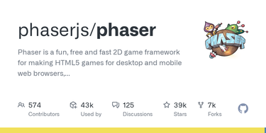 OpenGraph image for github.com/photonstorm/phaser