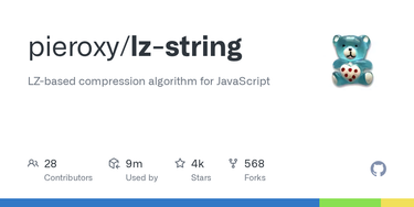 OpenGraph image for github.com/pieroxy/lz-string/