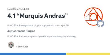 OpenGraph image for github.com/postcss/postcss/releases/tag/4.1.0