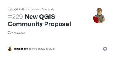 OpenGraph image for github.com/qgis/QGIS-Enhancement-Proposals/issues/229