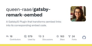 OpenGraph image for https://github.com/raae/gatsby-remark-oembed