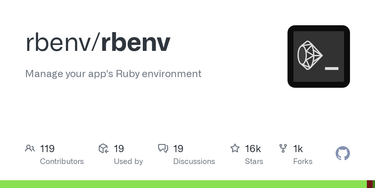 OpenGraph image for github.com/rbenv/rbenv