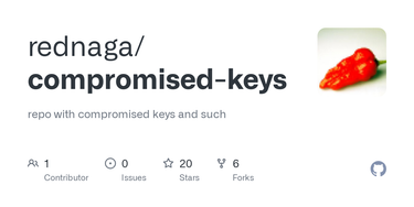 OpenGraph image for github.com/rednaga/compromised-keys