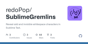 OpenGraph image for github.com/redoPop/SublimeGremlins