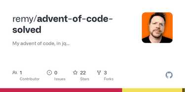 OpenGraph image for github.com/remy/advent-of-code-solved/tree/master/2019