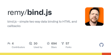 OpenGraph image for github.com/remy/bind.js