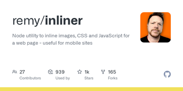 OpenGraph image for github.com/remy/inliner