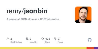 OpenGraph image for github.com/remy/jsonbin/issues