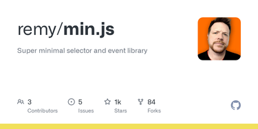OpenGraph image for github.com/remy/min.js