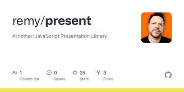 OpenGraph image for github.com/remy/present