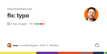 OpenGraph image for github.com/remy/remysharp.com/commit/4fcd6a47d454877a0ddb106a992ffbe65c5a3c59