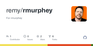 OpenGraph image for github.com/remy/rmurphey