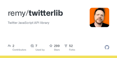 OpenGraph image for github.com/remy/twitterlib