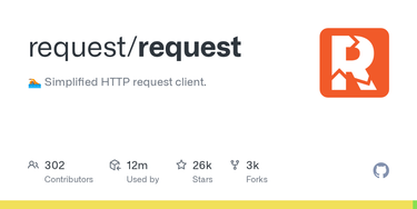 OpenGraph image for github.com/request/request