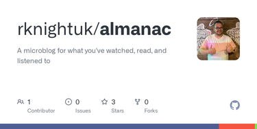 OpenGraph image for github.com/rmlewisuk/almanac