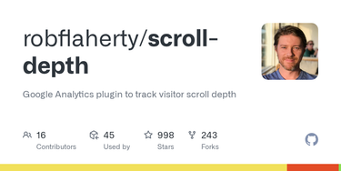 OpenGraph image for github.com/robflaherty/jquery-scrolldepth