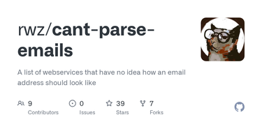 OpenGraph image for github.com/rwz/cant-parse-emails