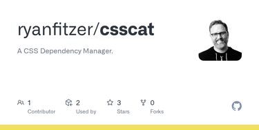 OpenGraph image for github.com/ryanfitzer/csscat