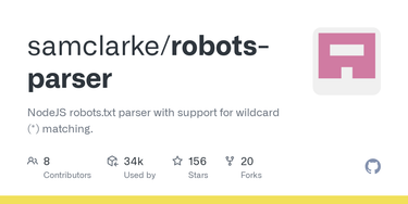 OpenGraph image for github.com/samclarke/robots-parser