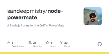 OpenGraph image for github.com/sandeepmistry/node-powermate