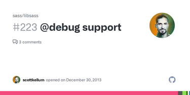 OpenGraph image for github.com/sass/libsass/issues/223