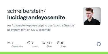 OpenGraph image for github.com/schreiberstein/lucidagrandeyosemite