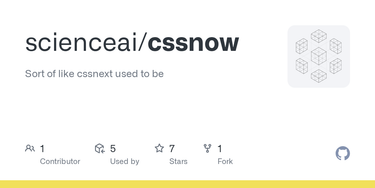 OpenGraph image for github.com/scienceai/cssnow